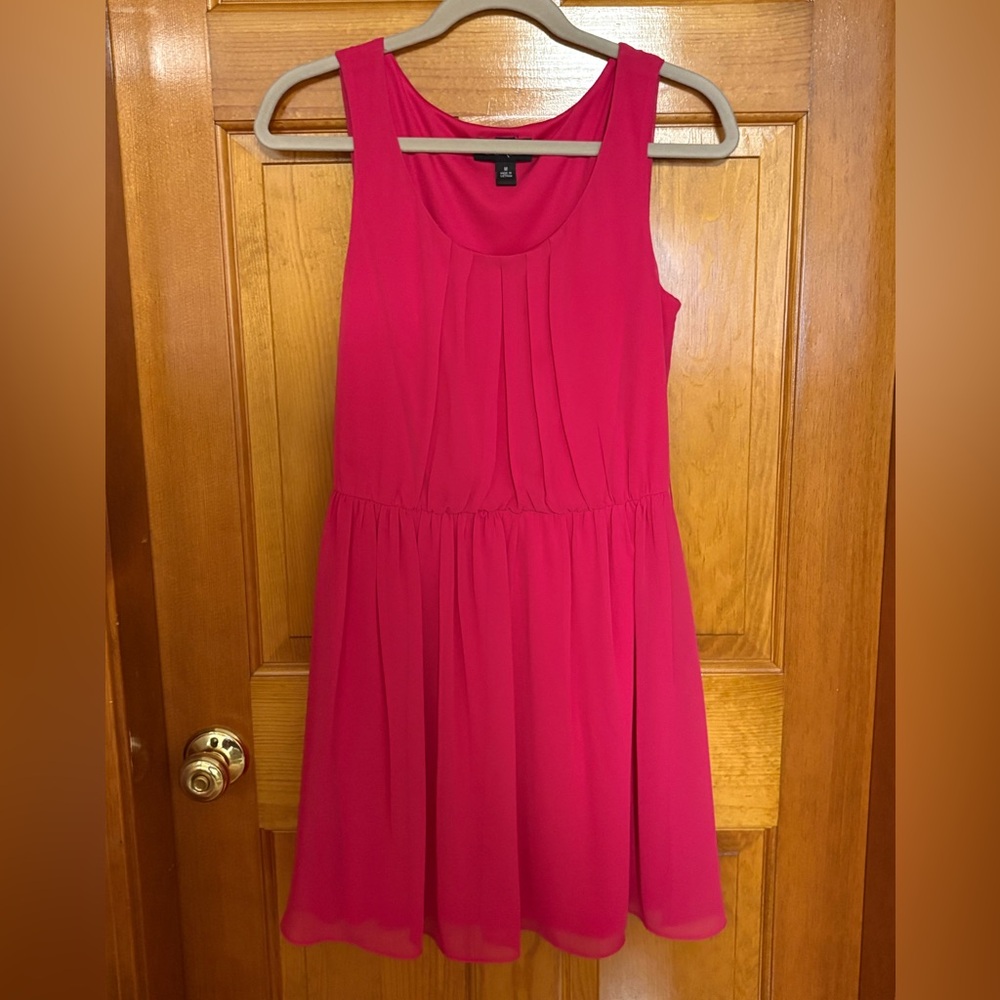 BCX Vibrant Pink Sleeveless Mini Dress